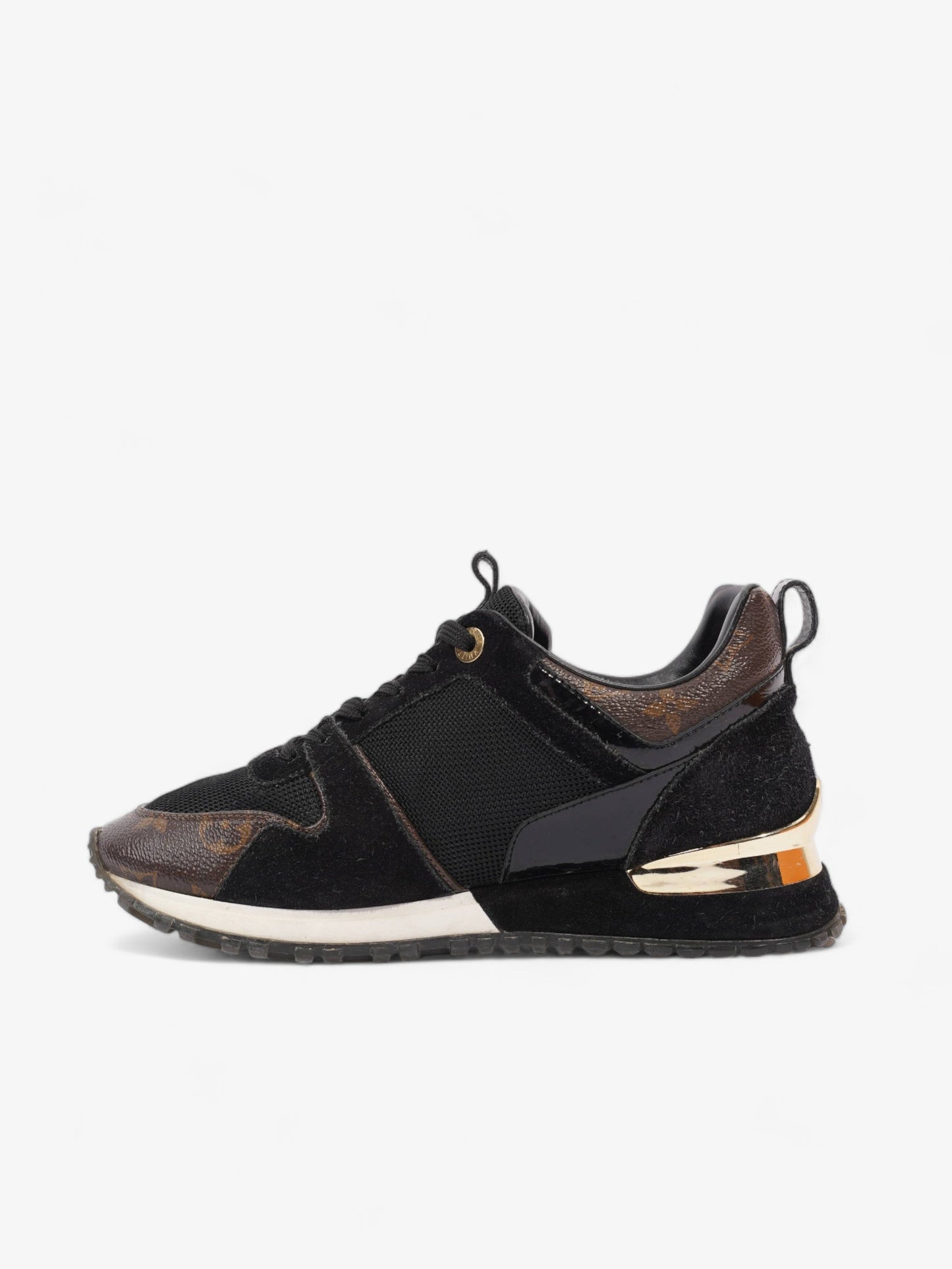 Louis Vuitton Run Away Black / Brown Monogram Mesh EU 36.5 UK 3.5