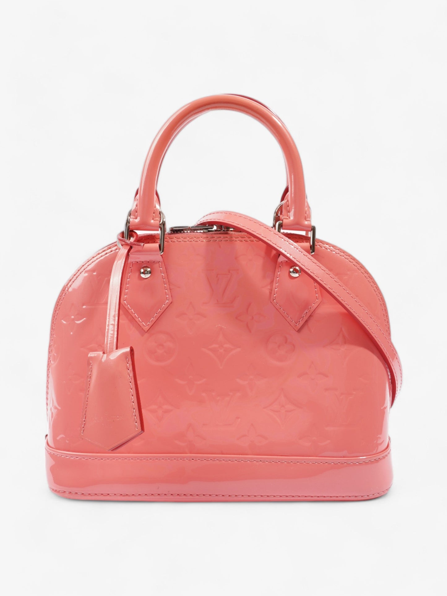 Louis Vuitton Alma BB Pink Vernis Leather