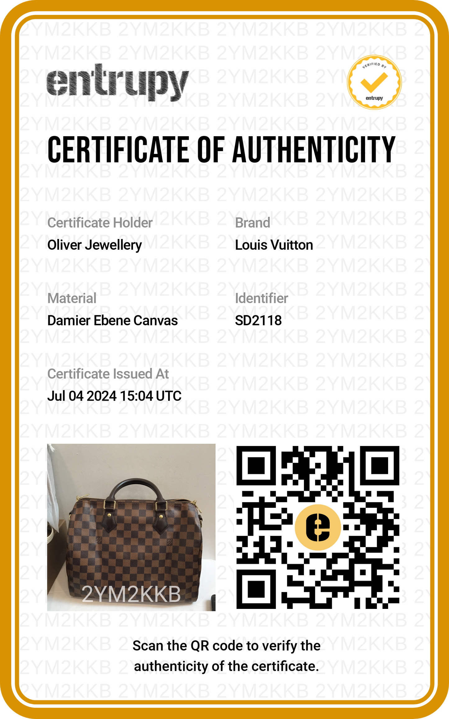 Louis Vuitton Damier Ebene Speedy Bandouliere 30