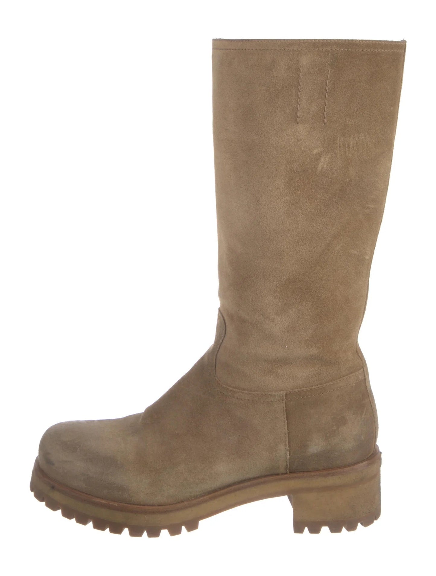 PRADA SUEDE RIDING BOOTS