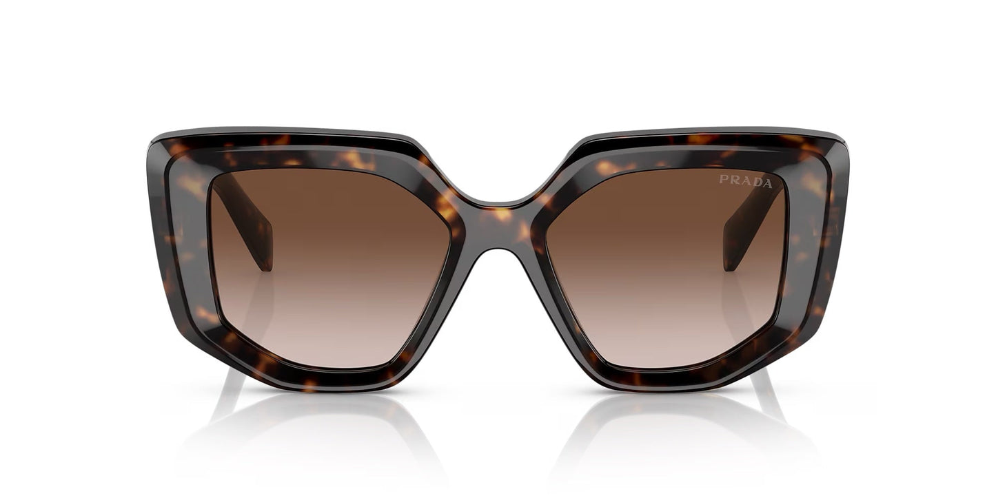 PRADA TORTOISE SQUARE SUNGLASSES PR14ZS