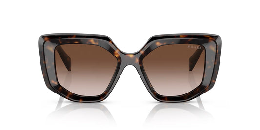 PRADA TORTOISE SQUARE SUNGLASSES PR14ZS