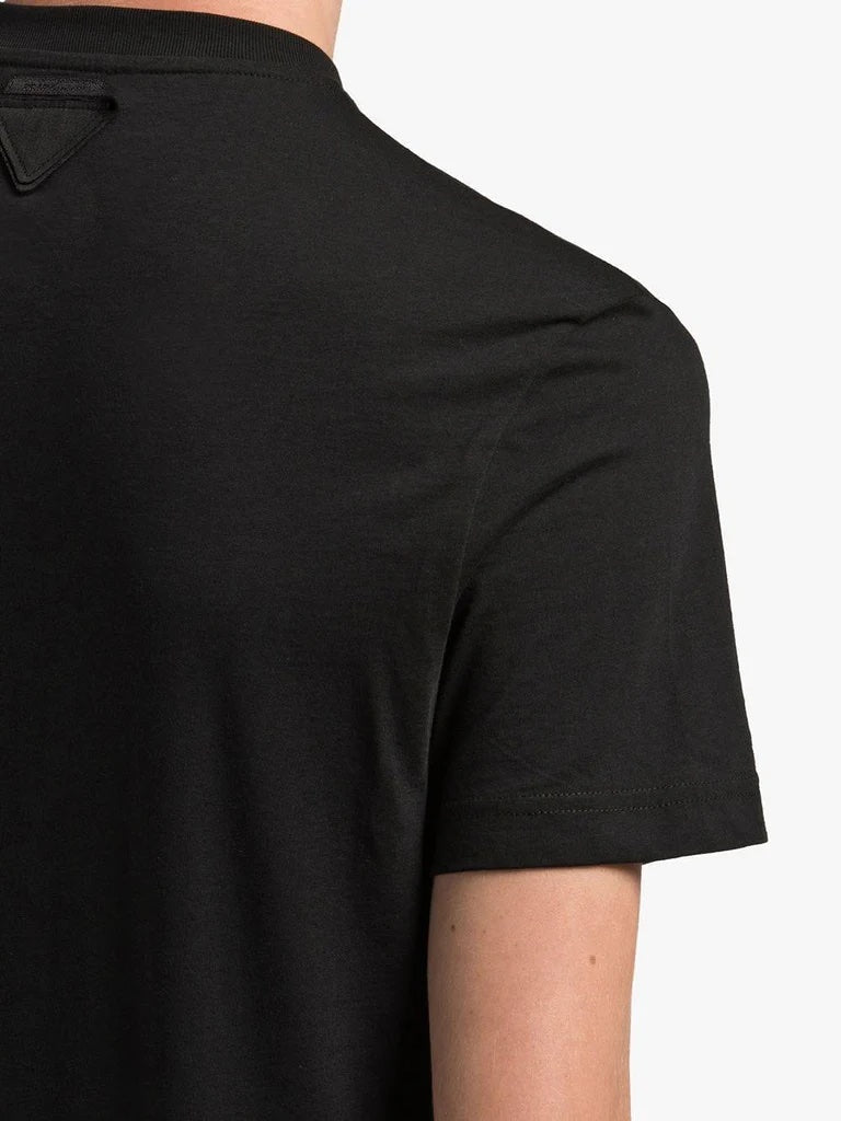 PRADA MEN'S V-NECK COTTON T-SHIRT