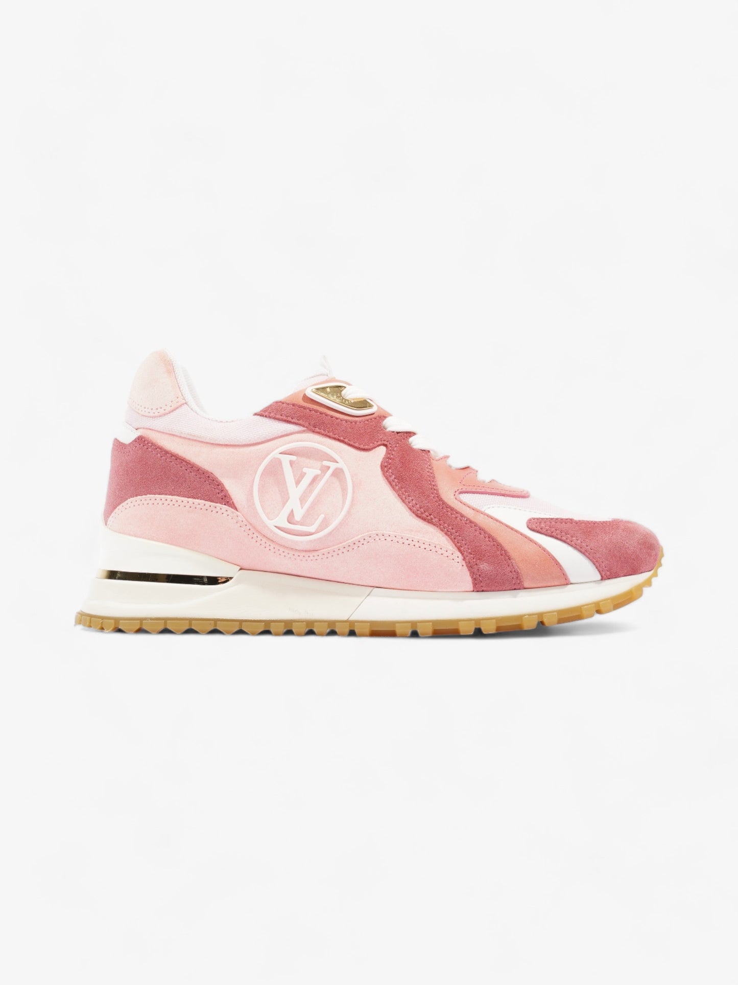 Louis Vuitton Run Away Pink / White Suede EU 38 UK 5