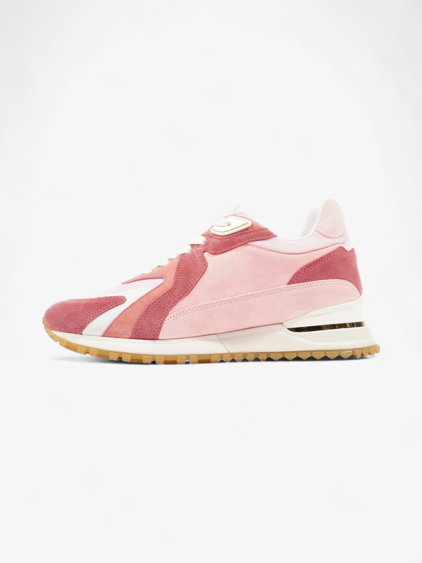 Louis Vuitton Run Away Pink / White Suede EU 38 UK 5