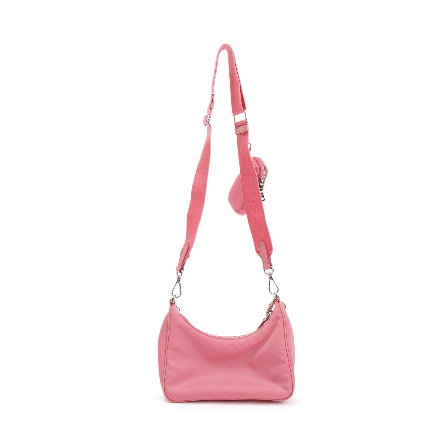 Prada 2020 Pink Re-Edition 2005 Re-Nylon Shoulder Bag