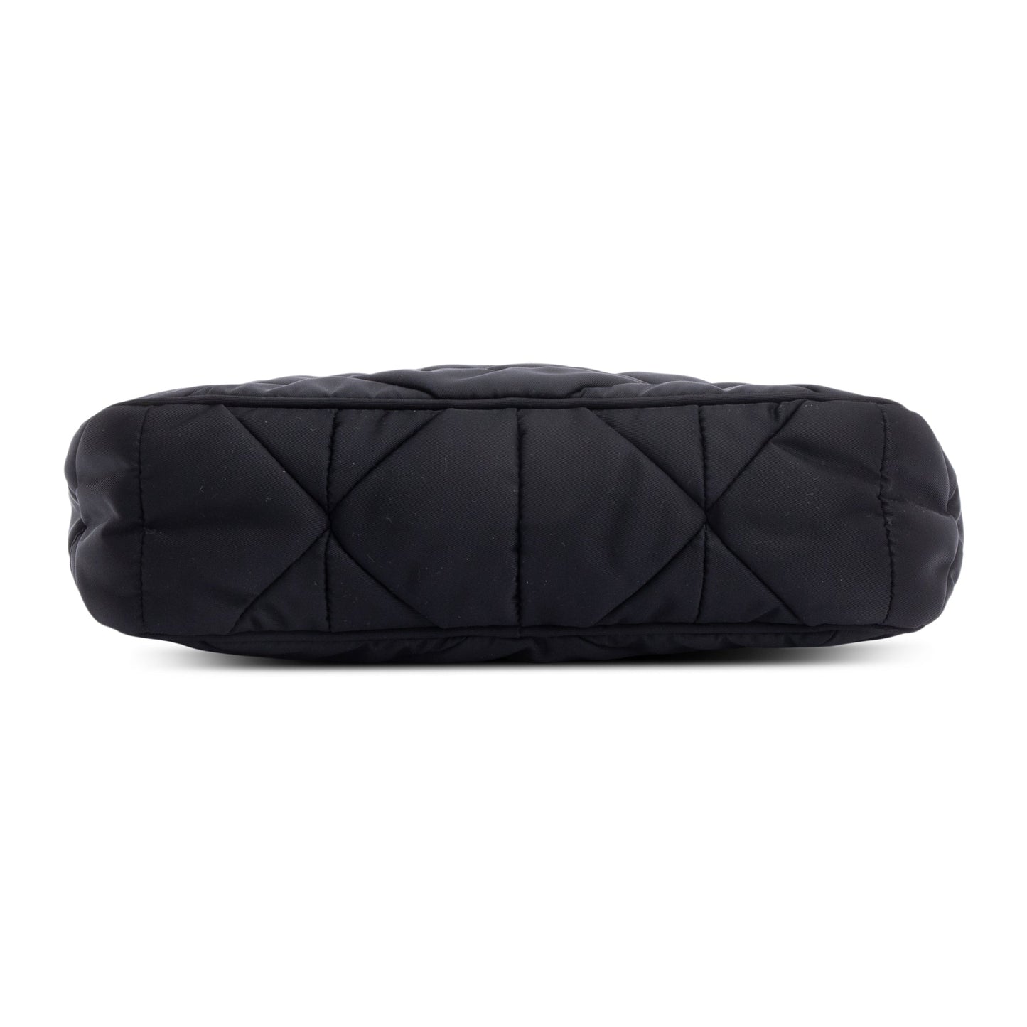 Prada 2021 Black Padded Re-Nylon Shoulder Bag