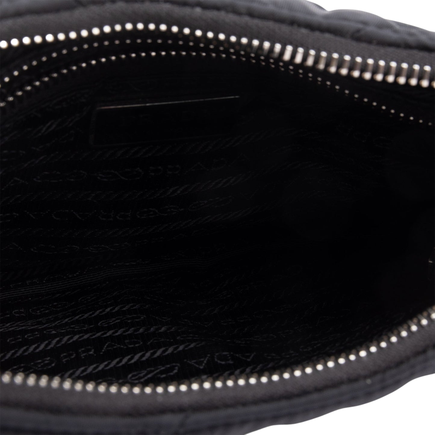 Prada 2021 Black Padded Re-Nylon Shoulder Bag