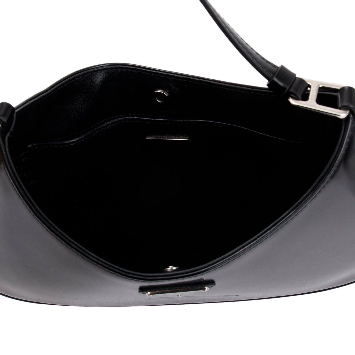 Prada 2021 Black Spazzolato Leather Cleo Bag