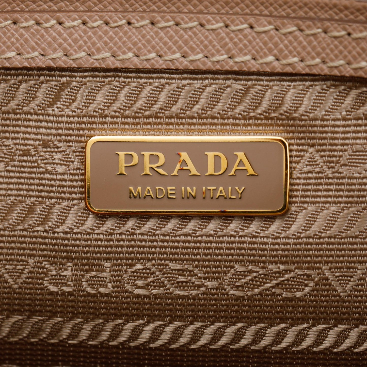 Prada 2021 Mini Saffiano Lux Galleria Double Zip Tote