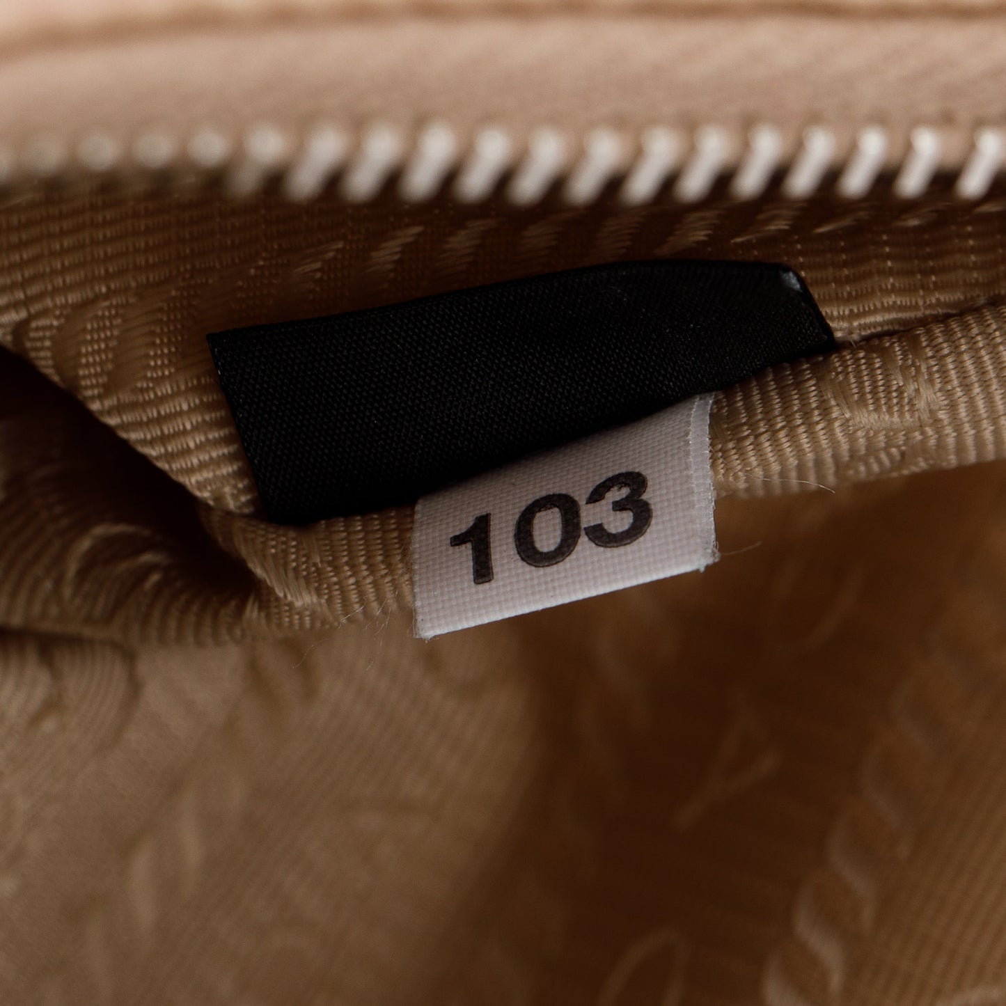 Prada Beige Re-Edition 2005 Nylon Shoulder Bag