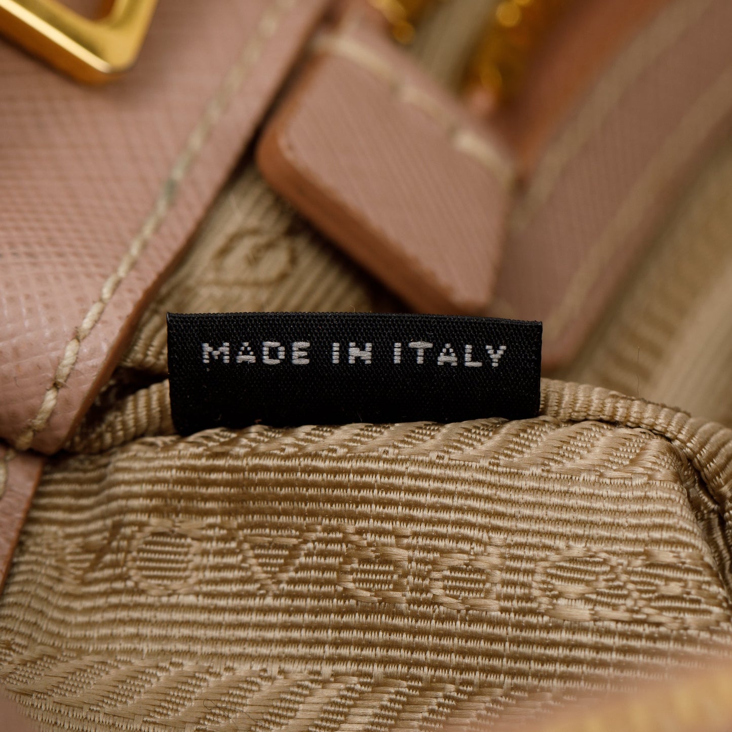 Prada Beige Saffiano Lux Medium Double Zip Galleria Tote