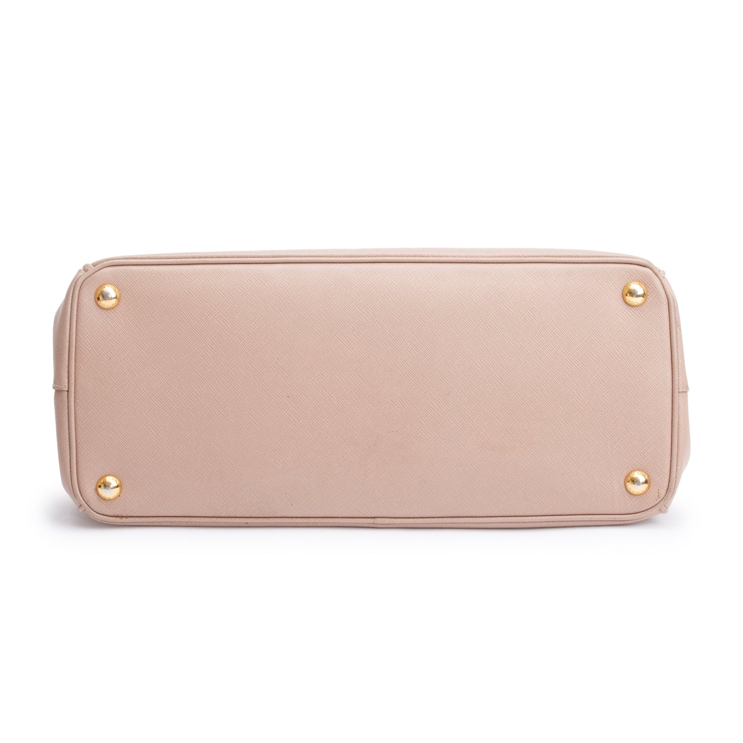 Prada Beige Saffiano Lux Medium Double Zip Galleria Tote