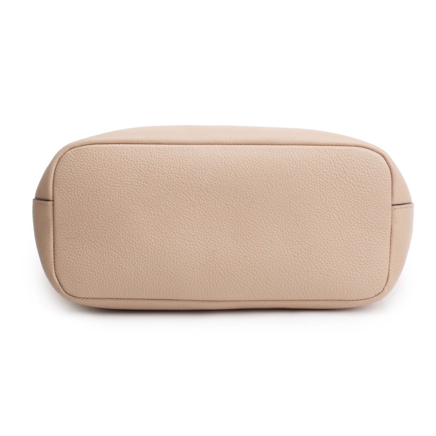 Prada Beige Vitello Daino Hobo Messenger Bag