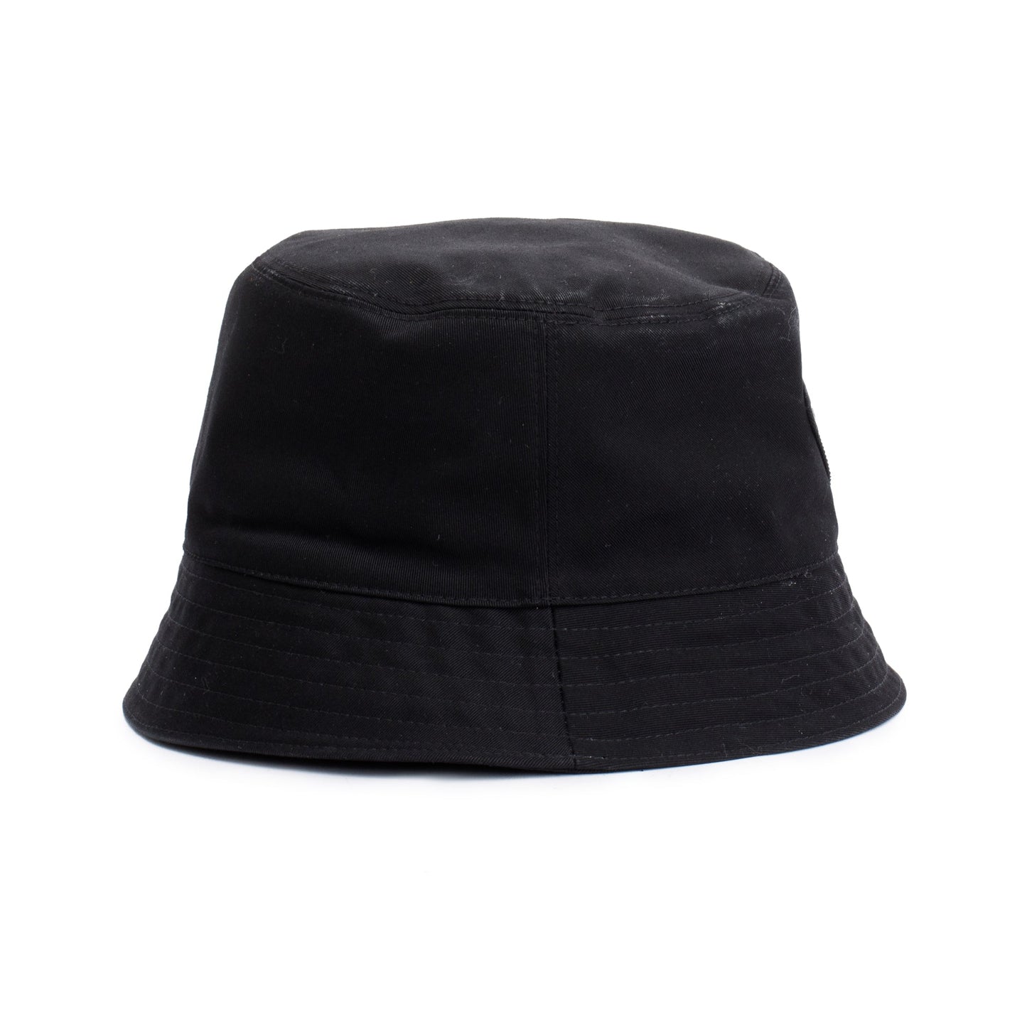 Prada Black Canvas Bucket Hat