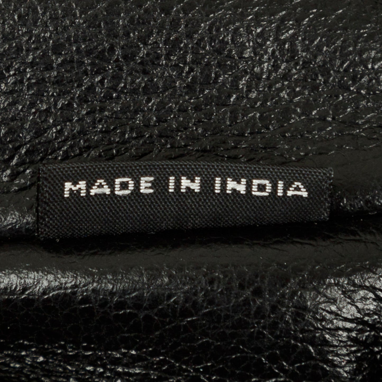 Prada Black Glace Calf Embossed Logo Tote
