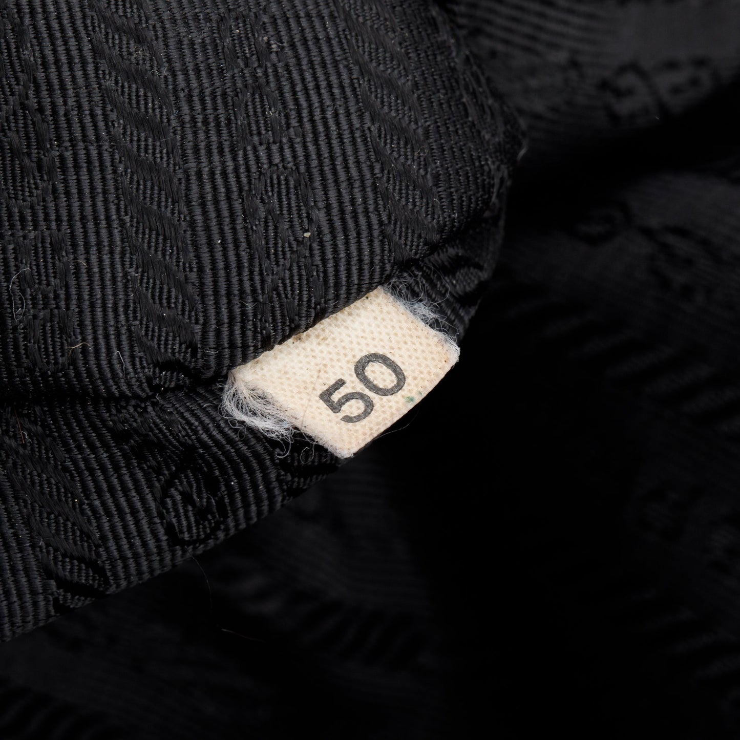 Prada Black Glace Zipper Bowler Bag