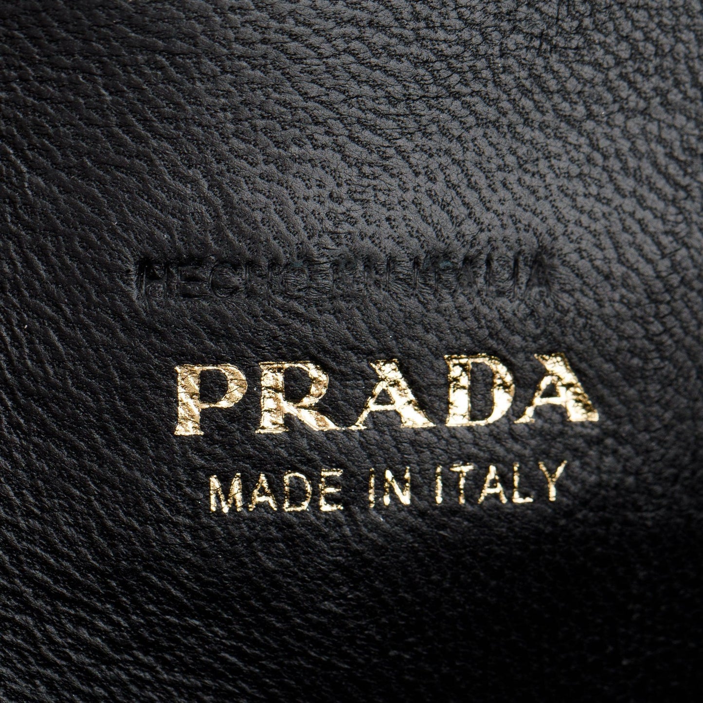 Prada Black Green Velluto City Calf Wallet on Chain