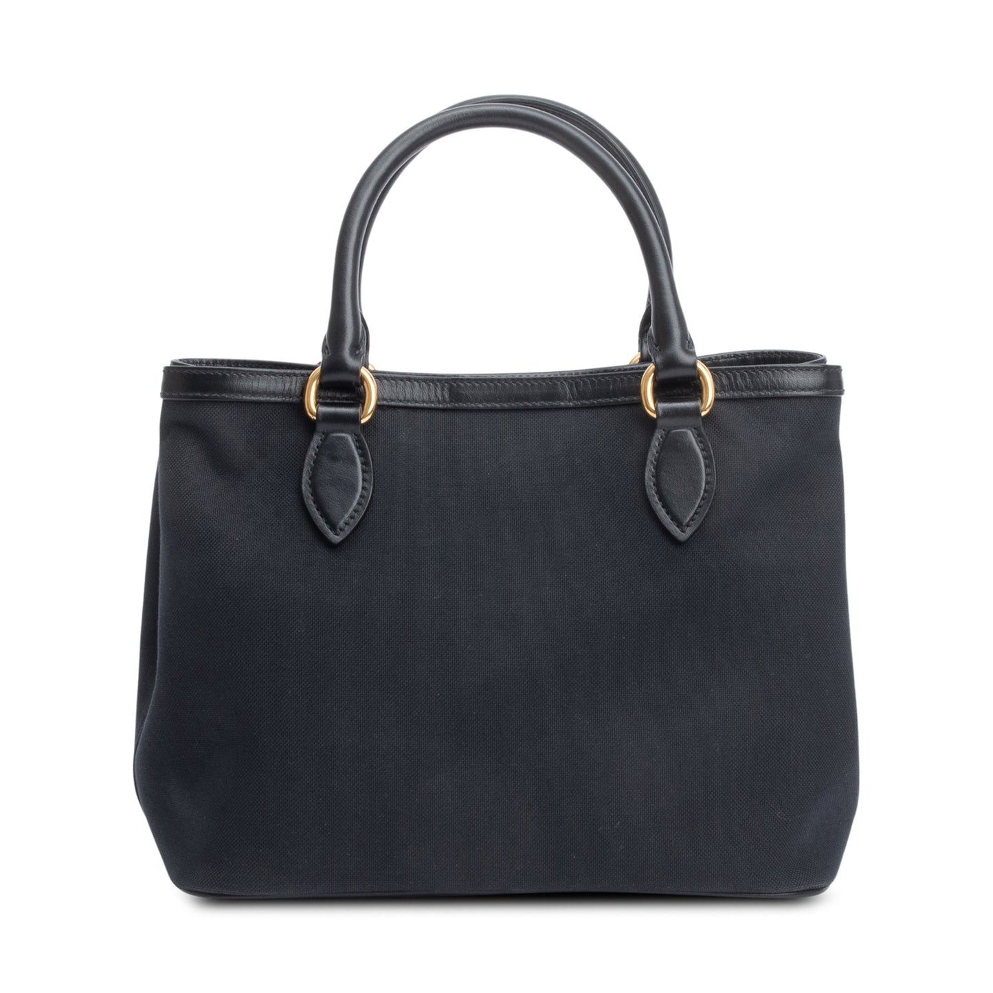 Prada Black Jacquard Logo Tote