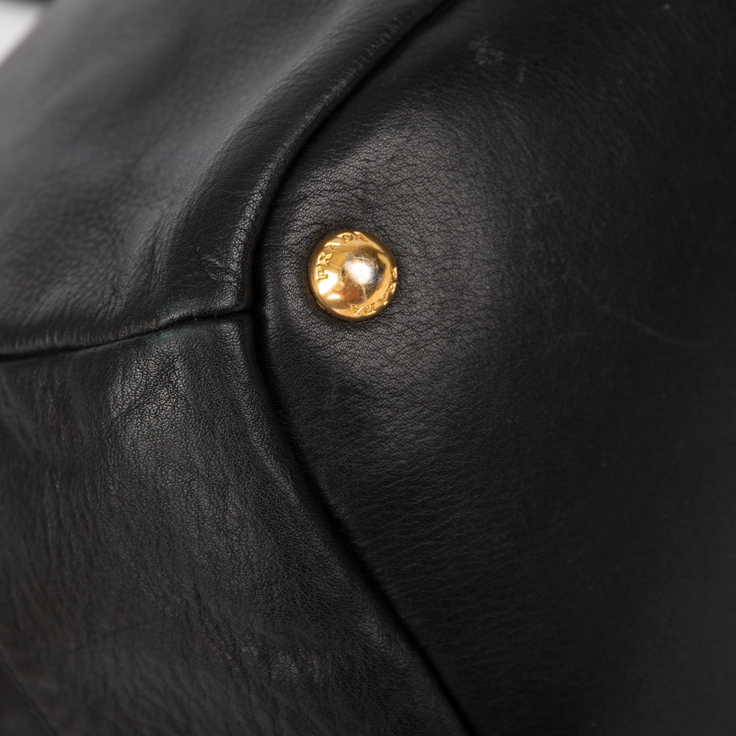 Prada Black Leather Hobo