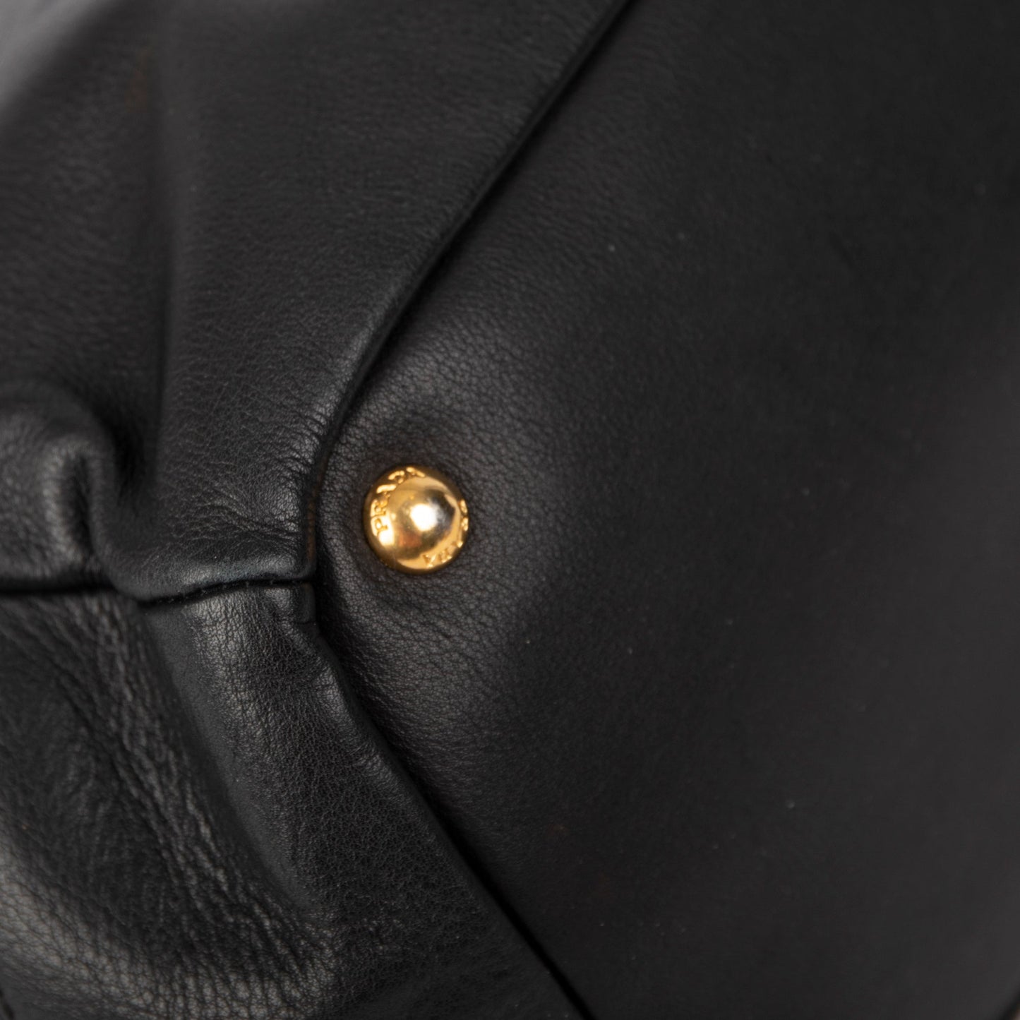 Prada Black Leather Hobo