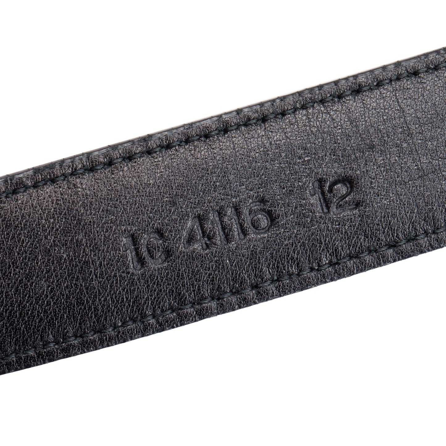 Prada Black Patent Leather Cystal Embellishment Enamel Logo Buckle Belt