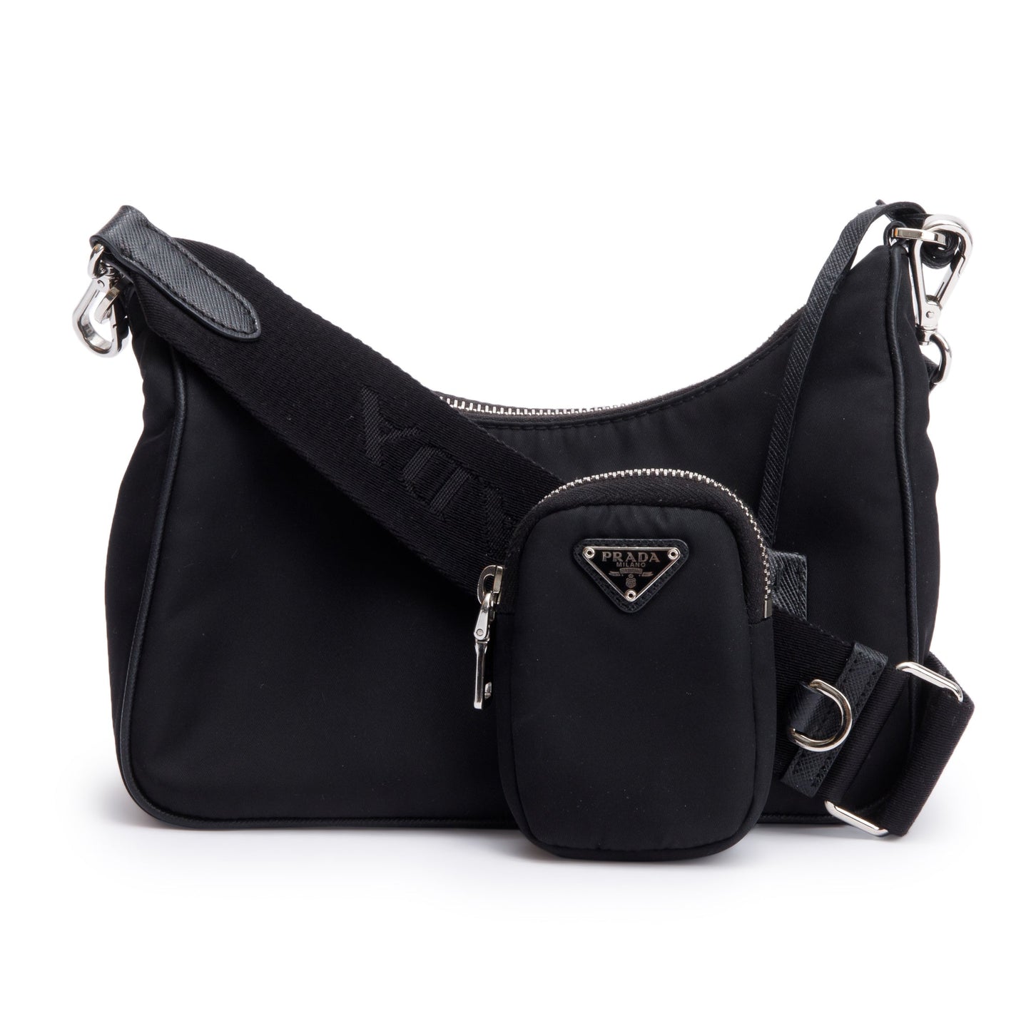 Prada Black Re-Edition 2005 Re-Nylon Shoulder Bag