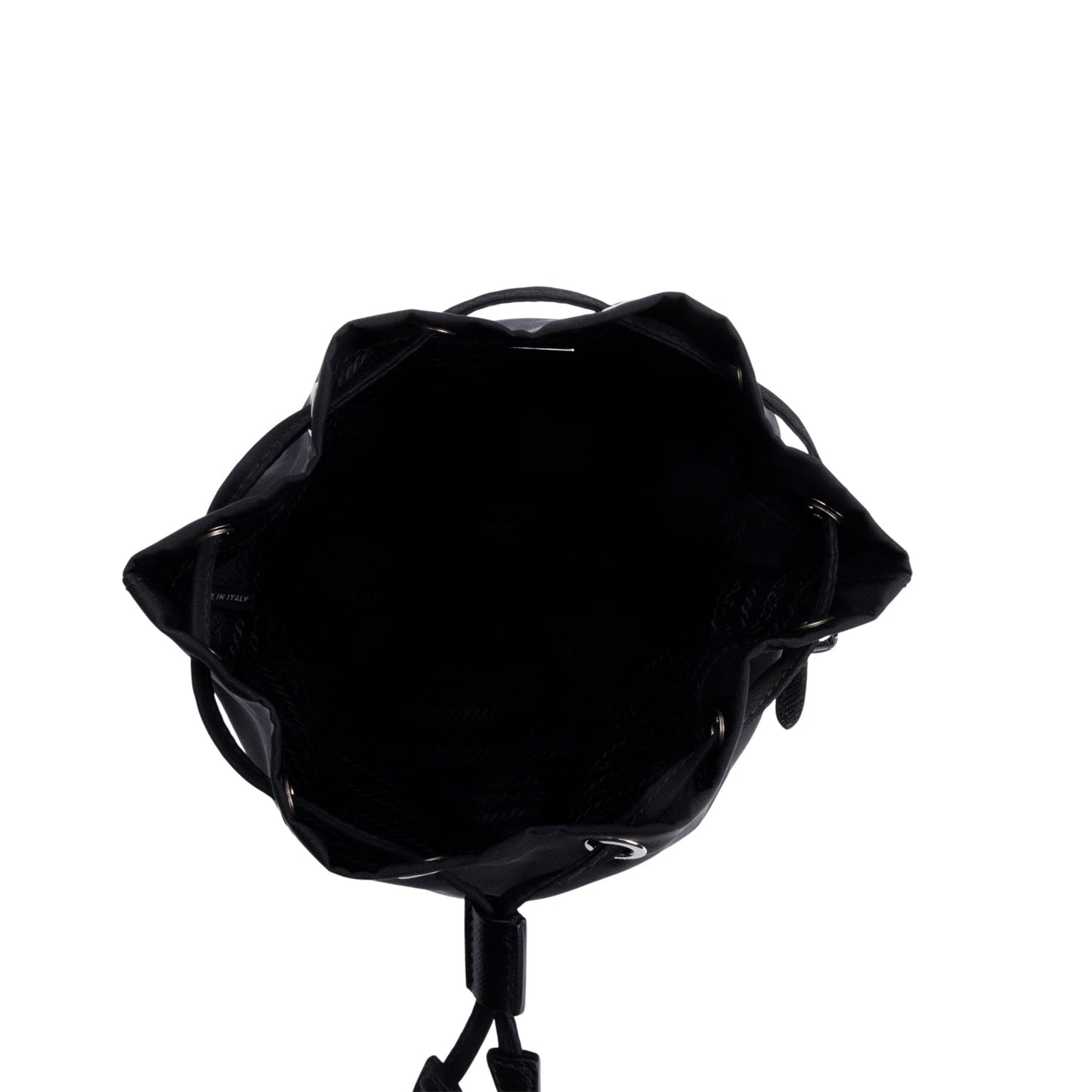 Prada Black Re-Nylon Bucket Pouch Wristlet