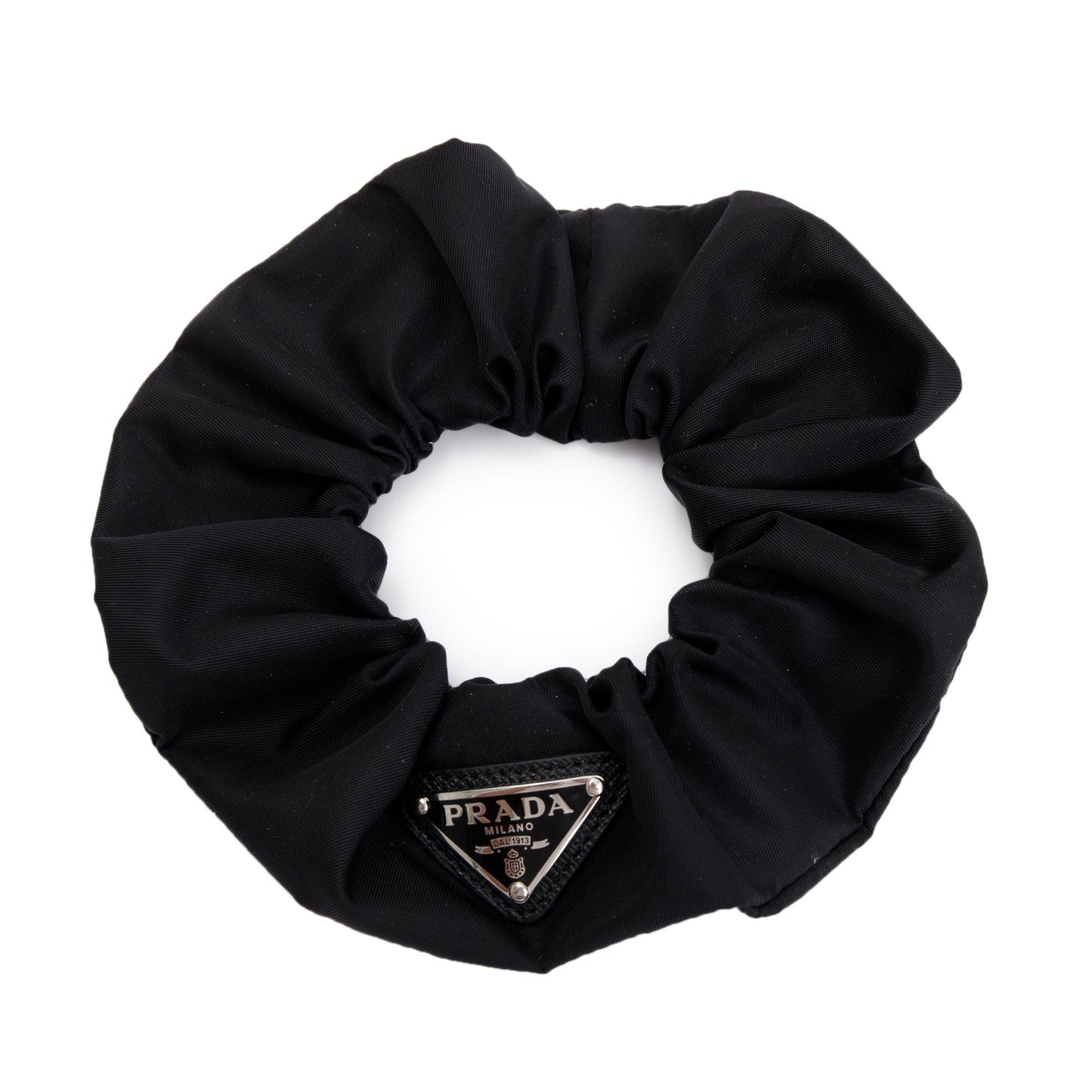 Prada Black Re-Nylon Scrunchie