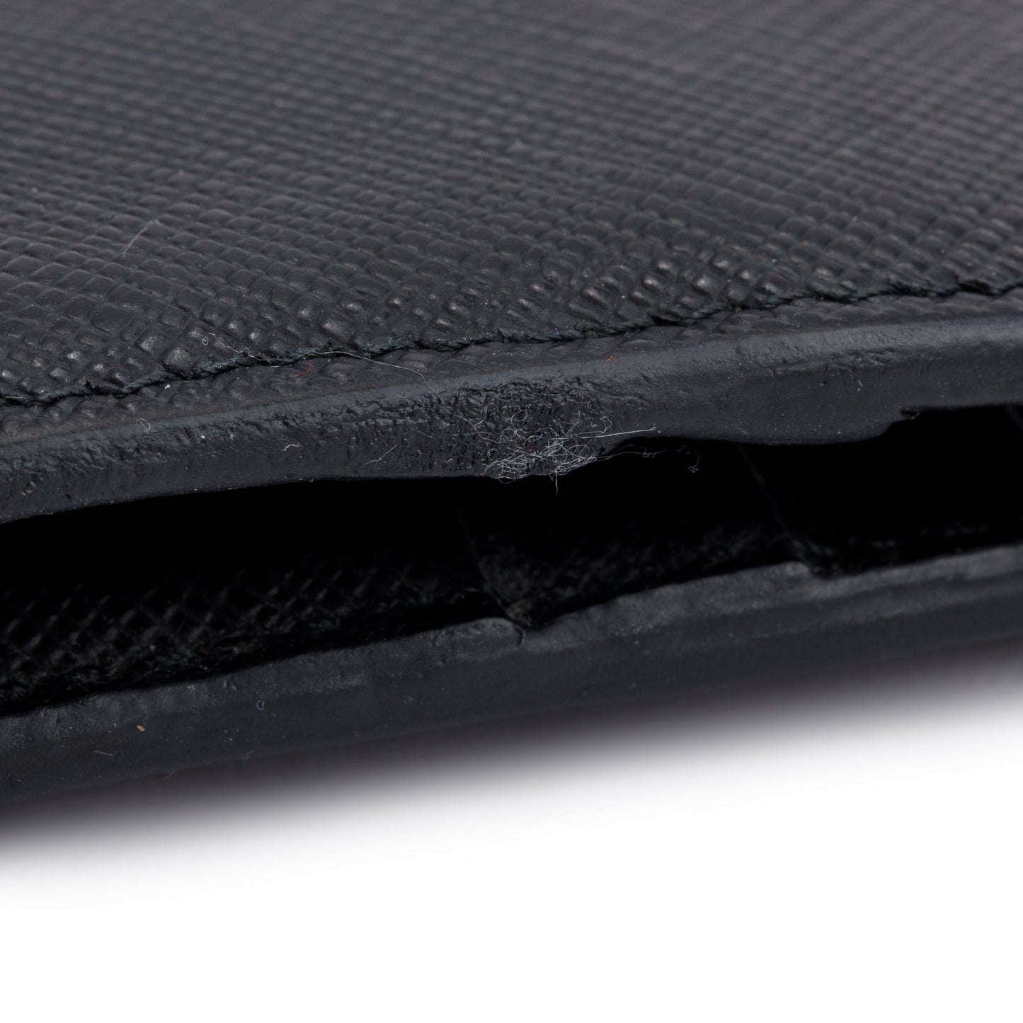 Prada Black Saffiano Leather Bi-Fold Wallet