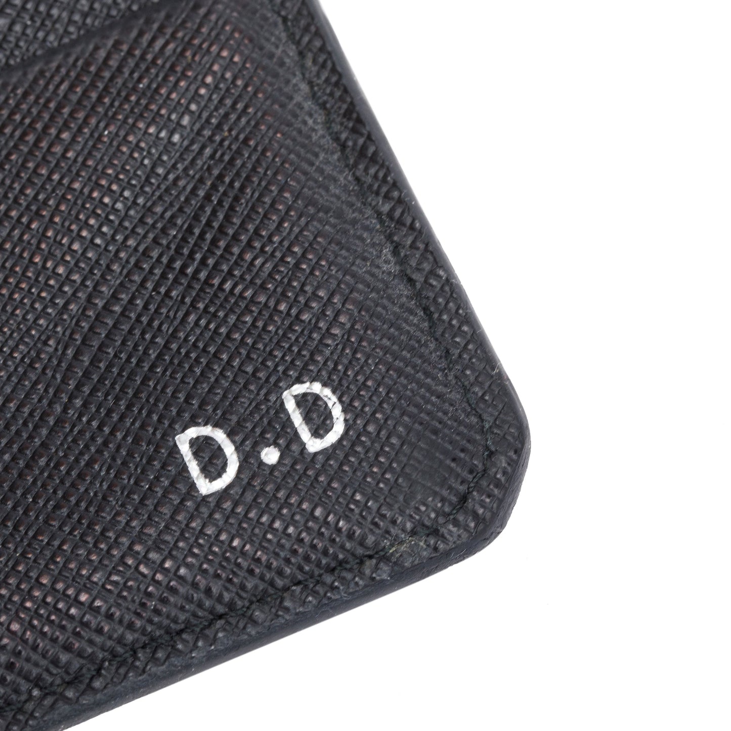 Prada Black Saffiano Leather Bi-Fold Wallet