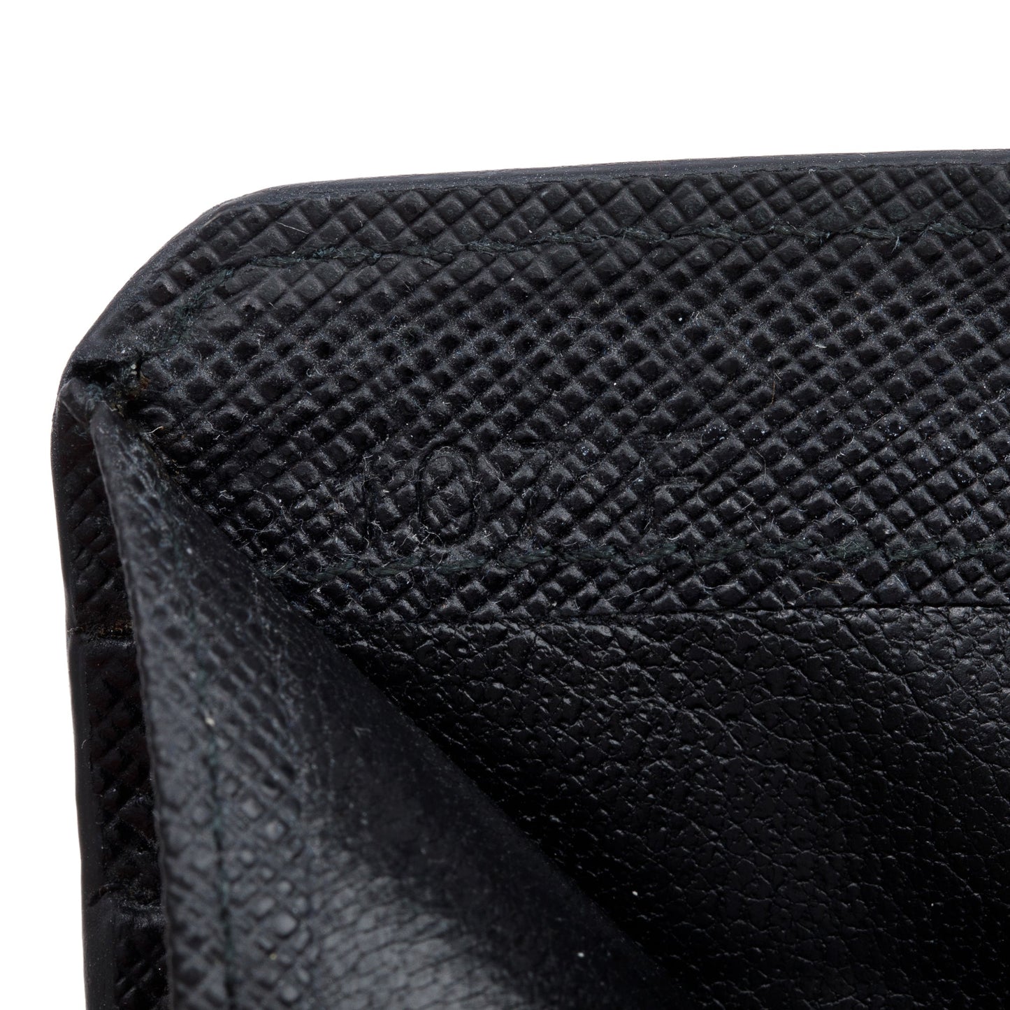 Prada Black Saffiano Leather Bi-Fold Wallet