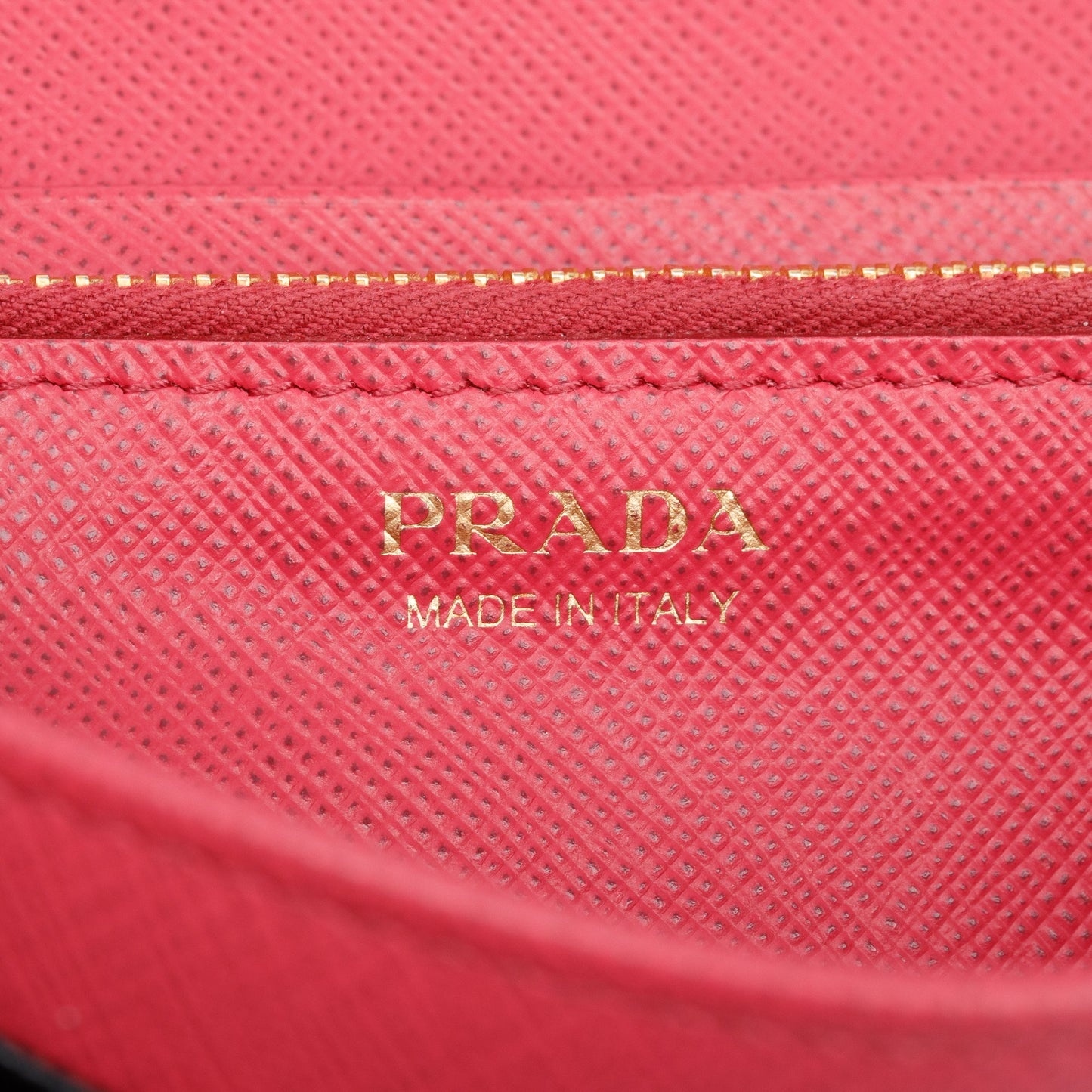 Prada Black Saffiano Leather Continental Wallet