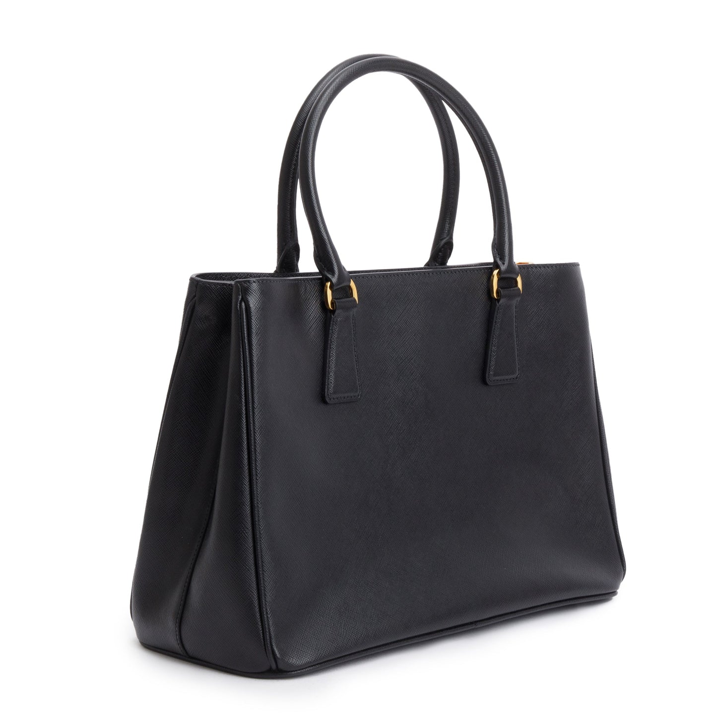 Prada Black Saffiano Lux Medium Galleria Tote
