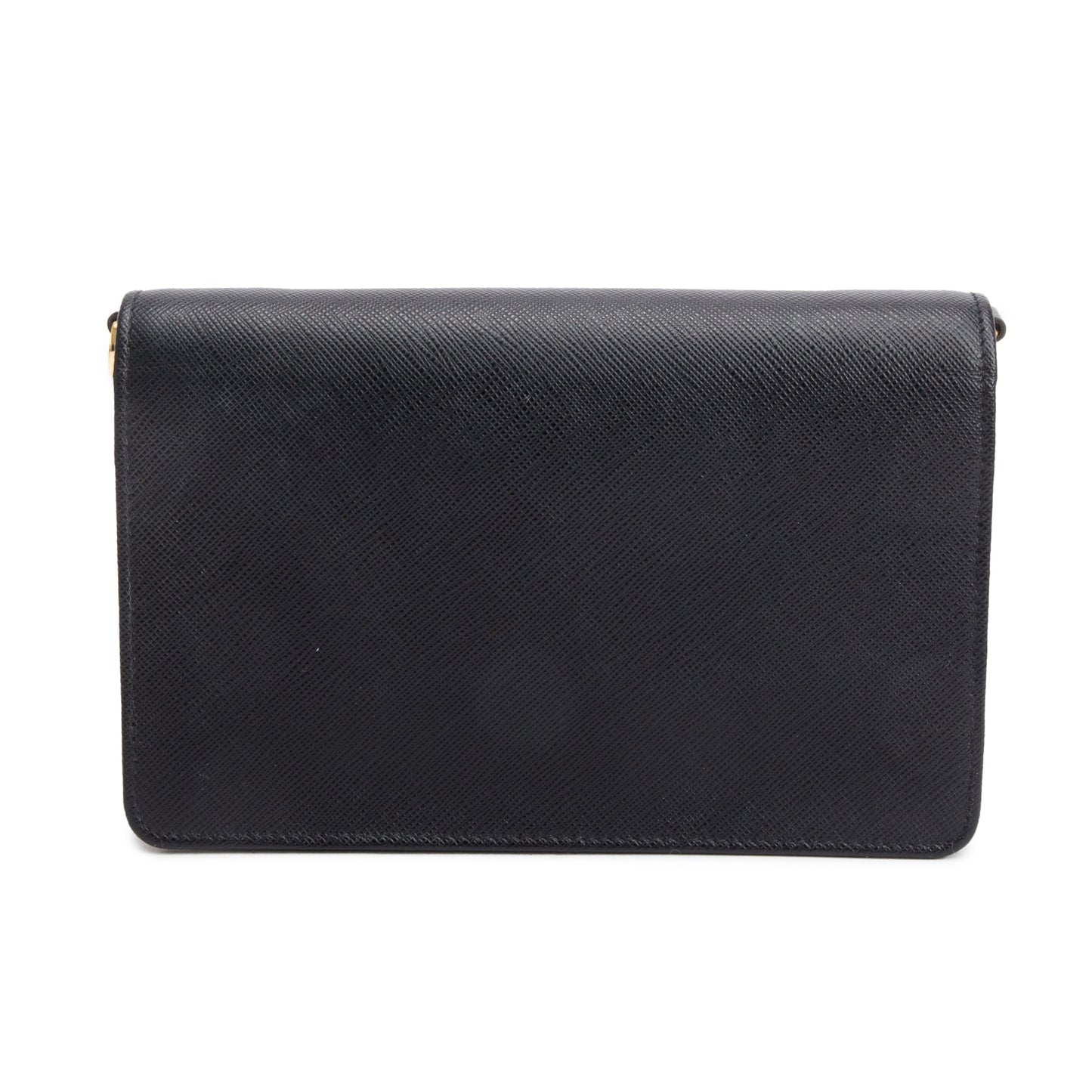 Prada Black Saffiano Lux Mini Shoulder Bag