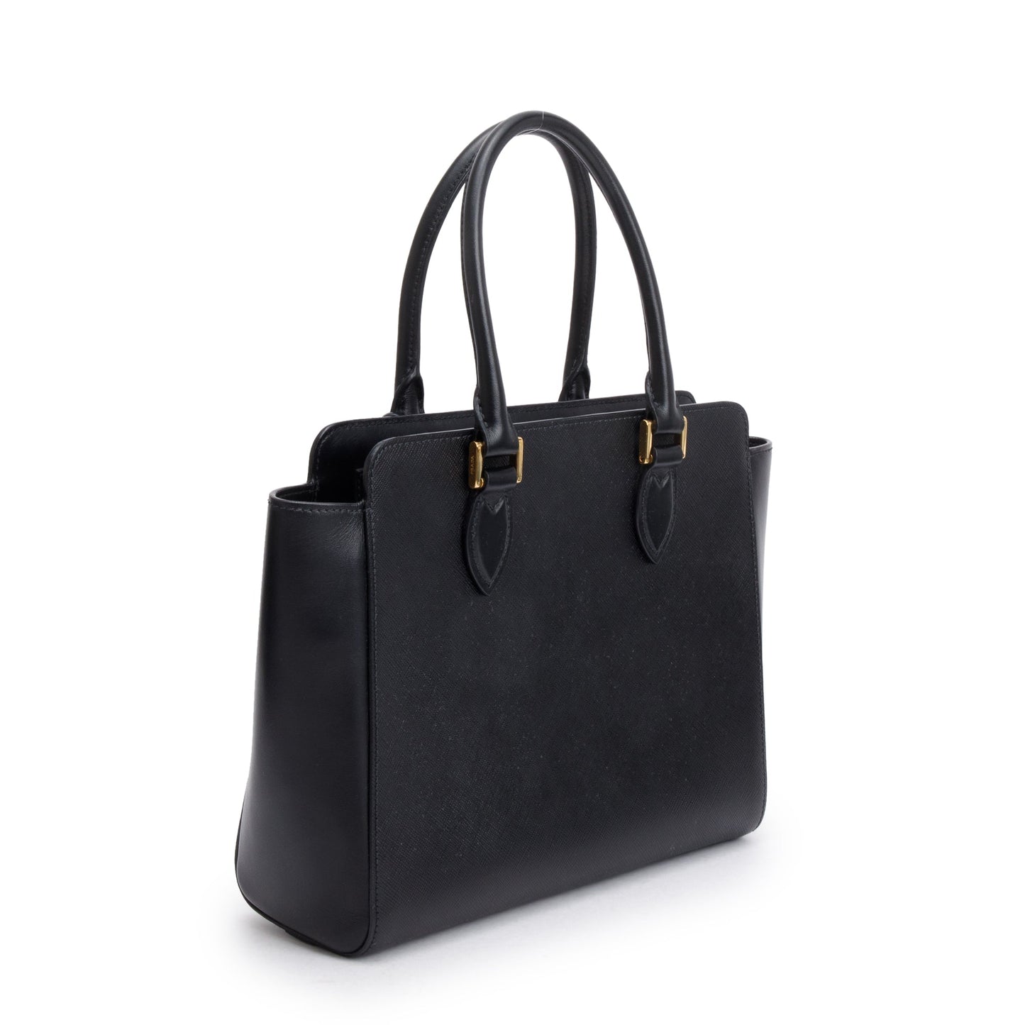 Prada Black Saffiano Soft Calf Leather Tote