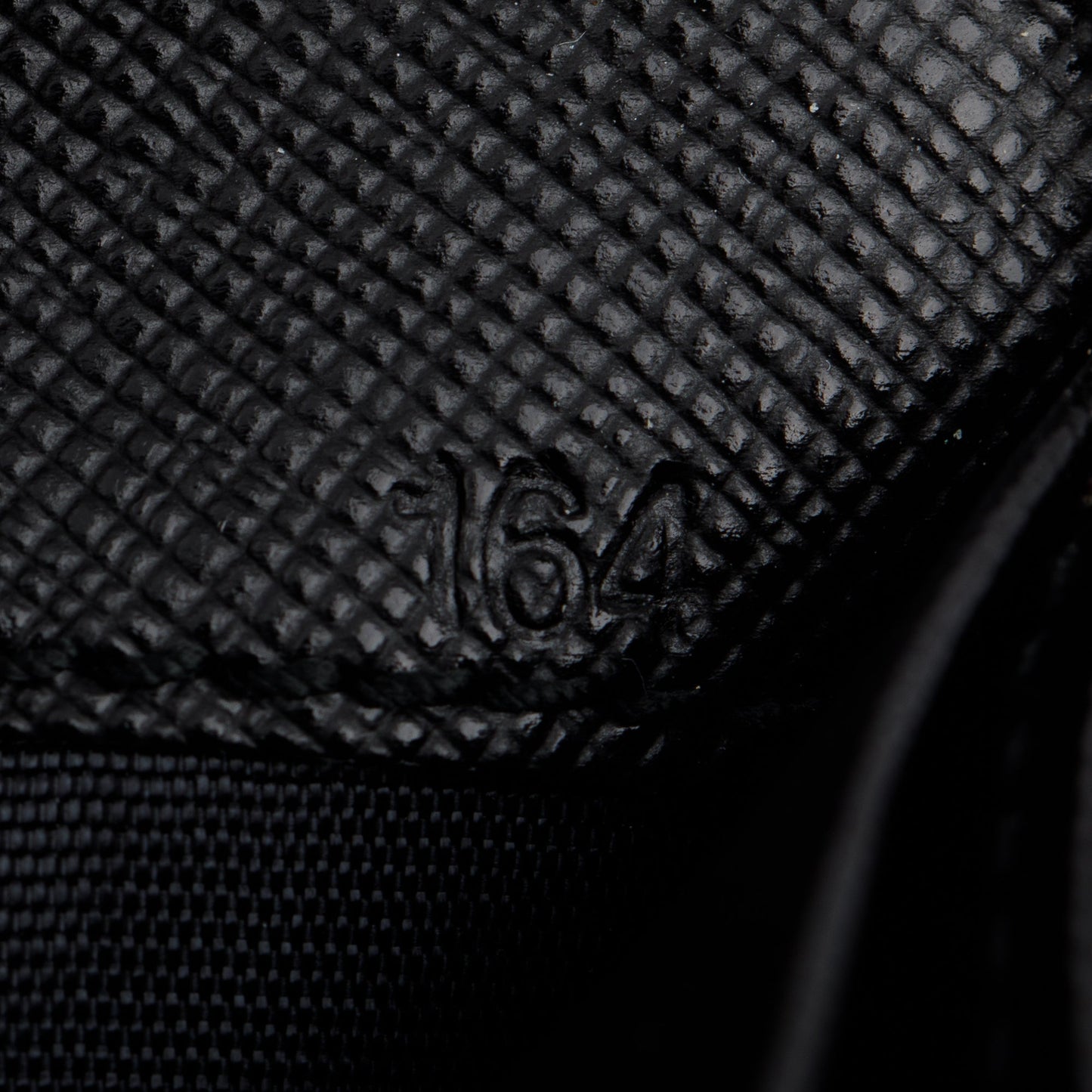 Prada Black Saffiano Zip Around Wallet