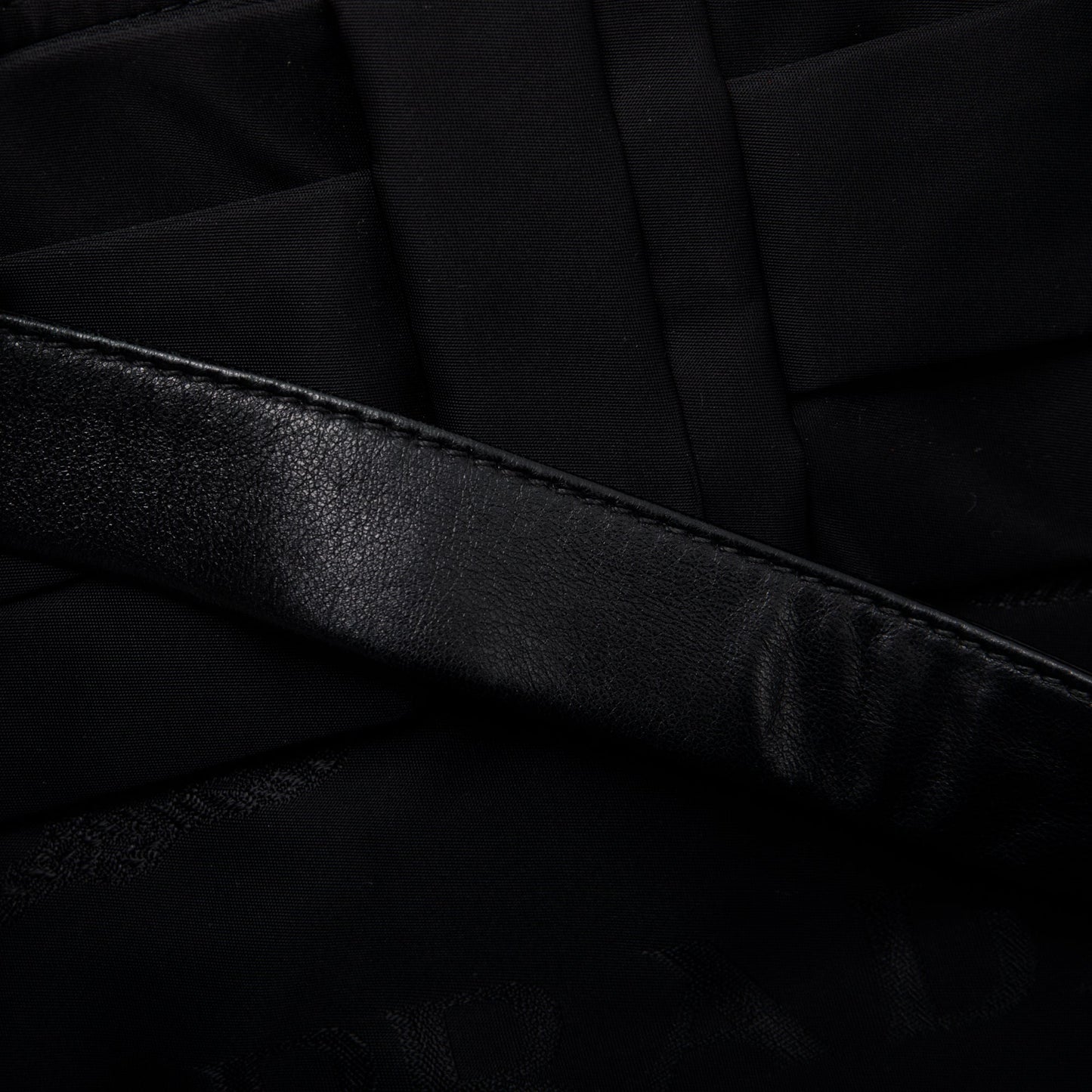 Prada Black Tessuto Nylon Bow Tote