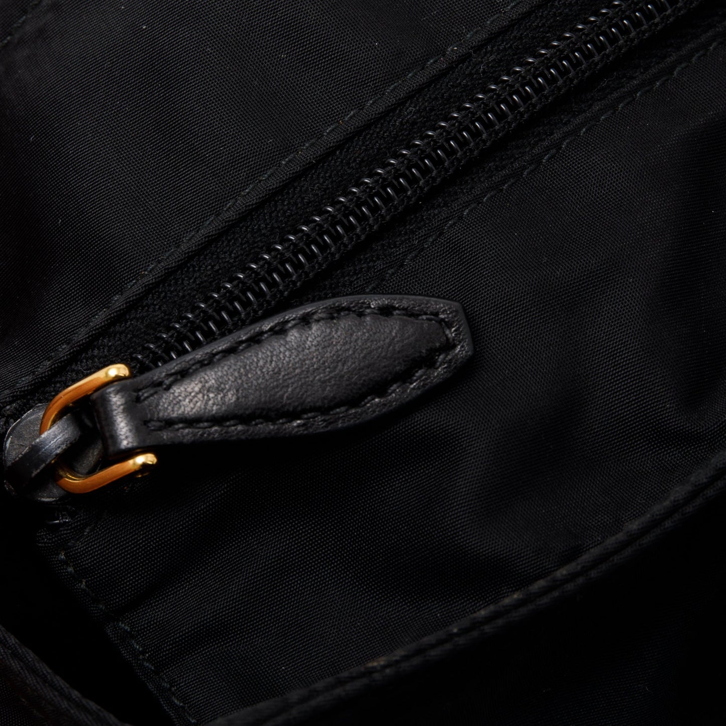 Prada Black Tessuto Nylon Bow Tote