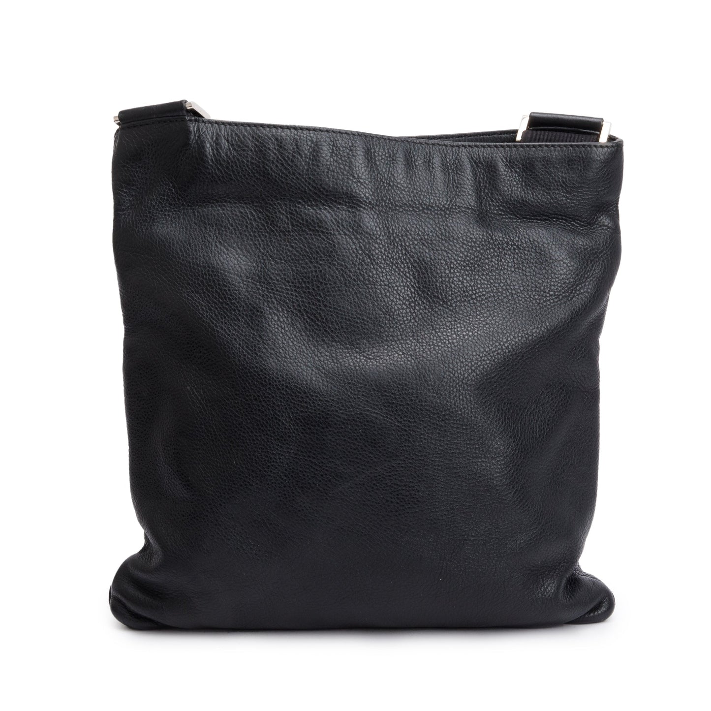 Prada Black Vitello City Messenger Bag