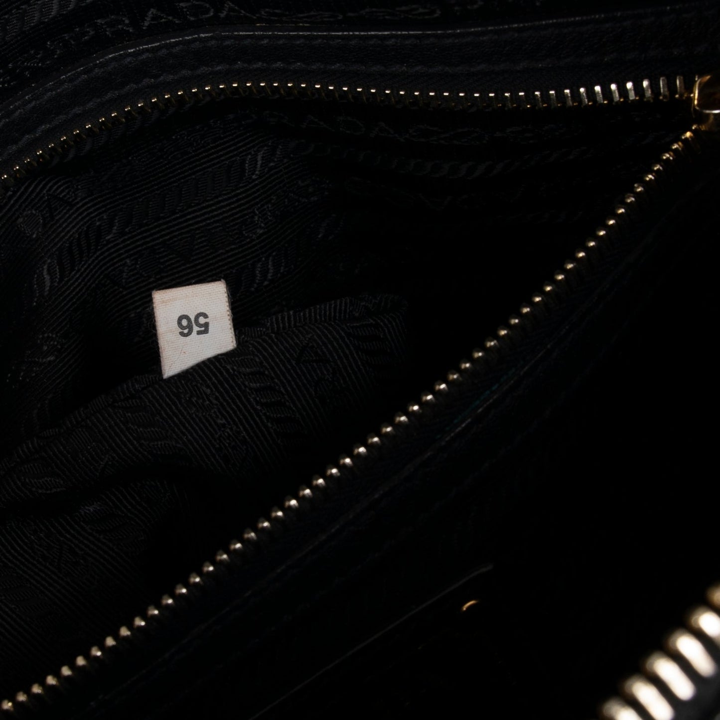 Prada Black Vitello Daino Tote