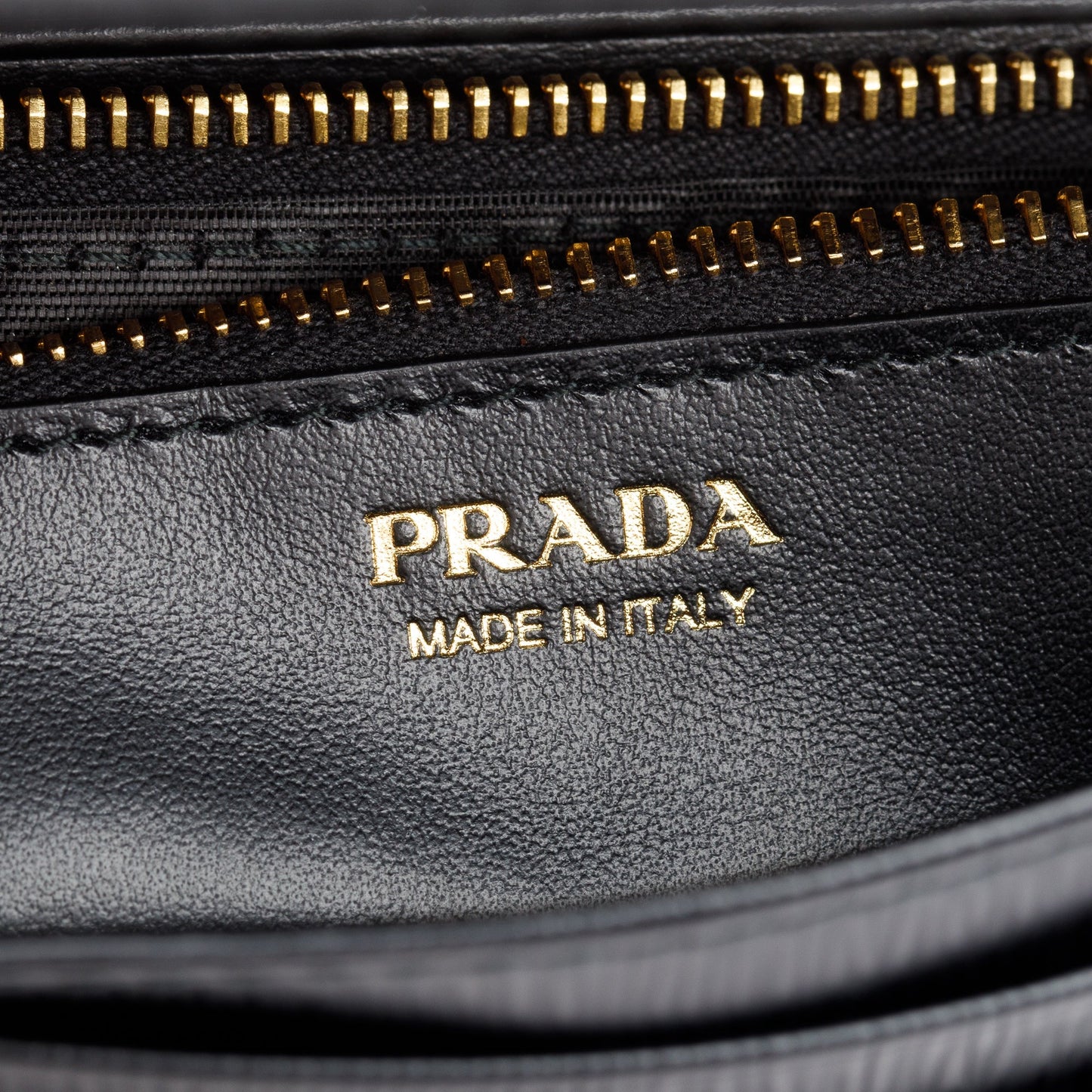 Prada Black Vitello Move Leather Continental Wallet
