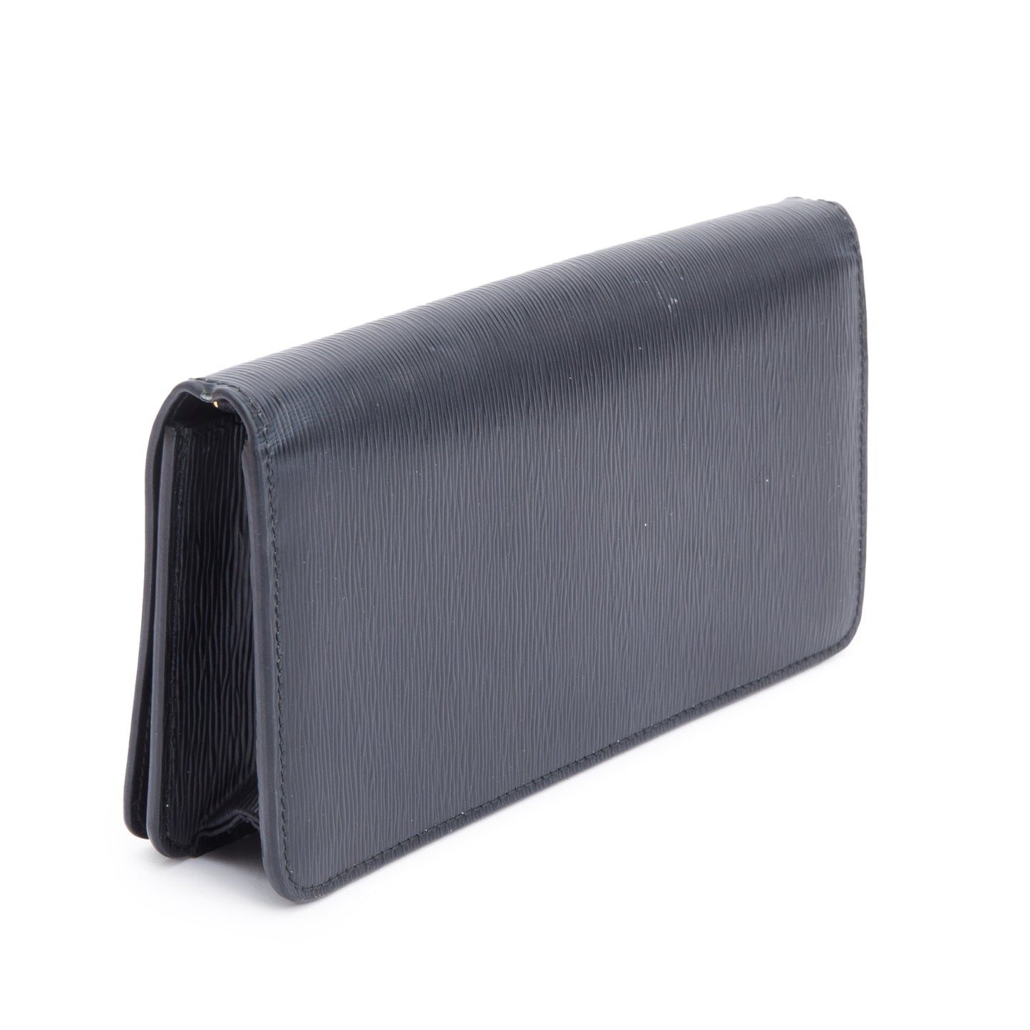 Prada Black Vitello Move Wallet on Chain