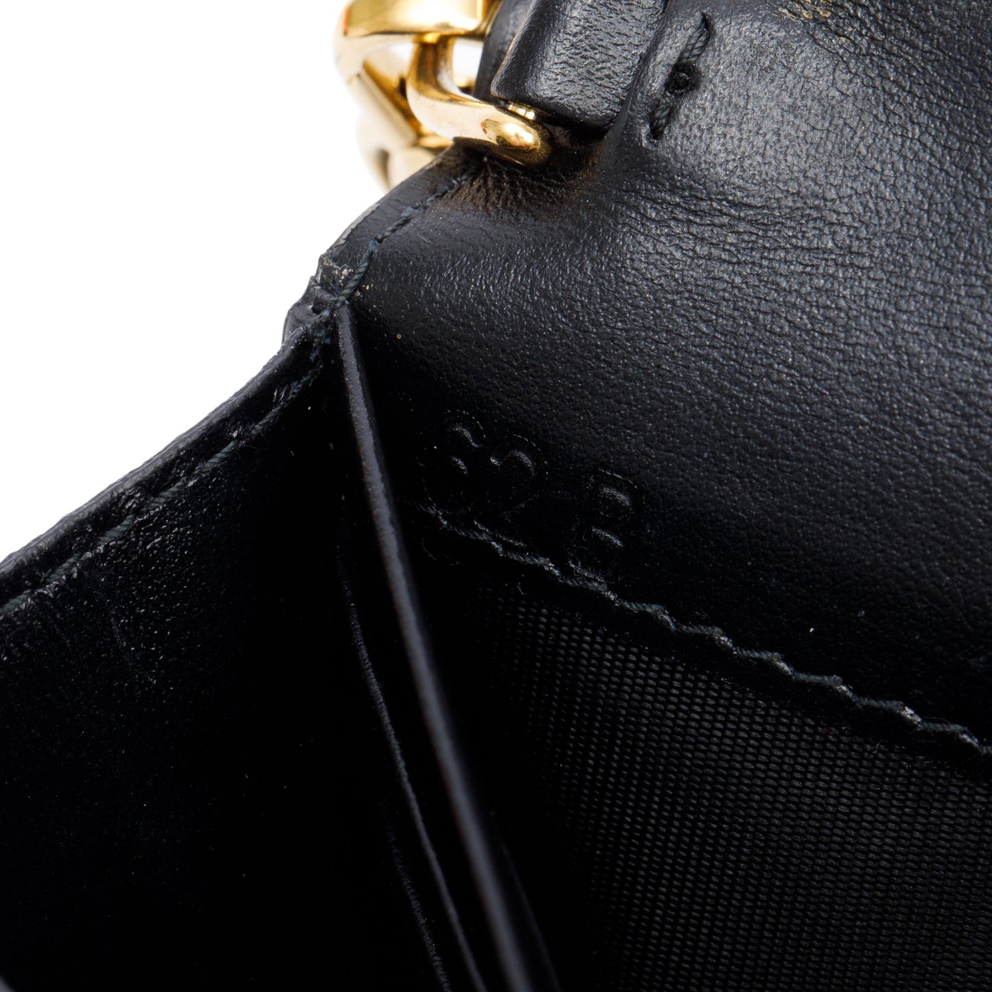 Prada Black Vitello Move Wallet on Chain
