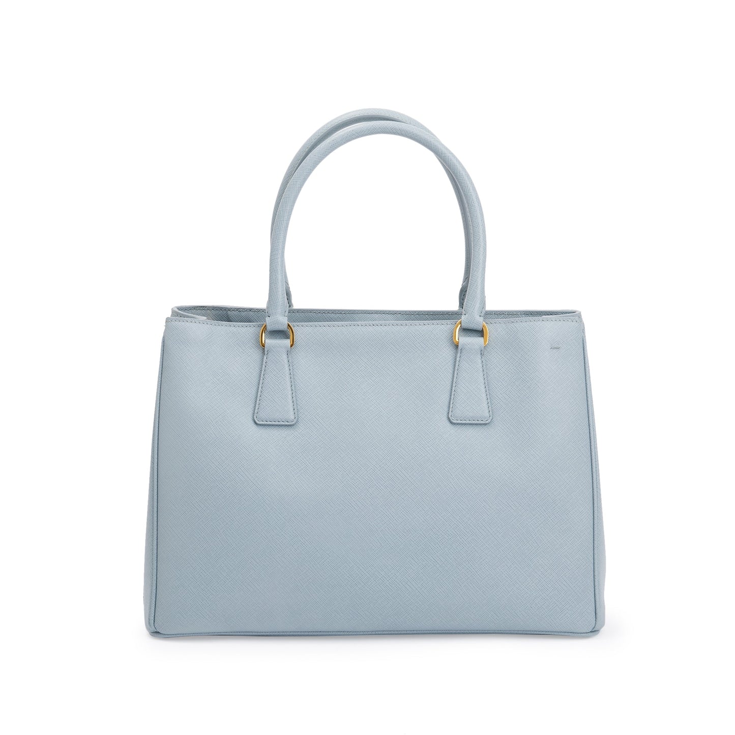 Prada Blue Saffiano Lux Medium Tote