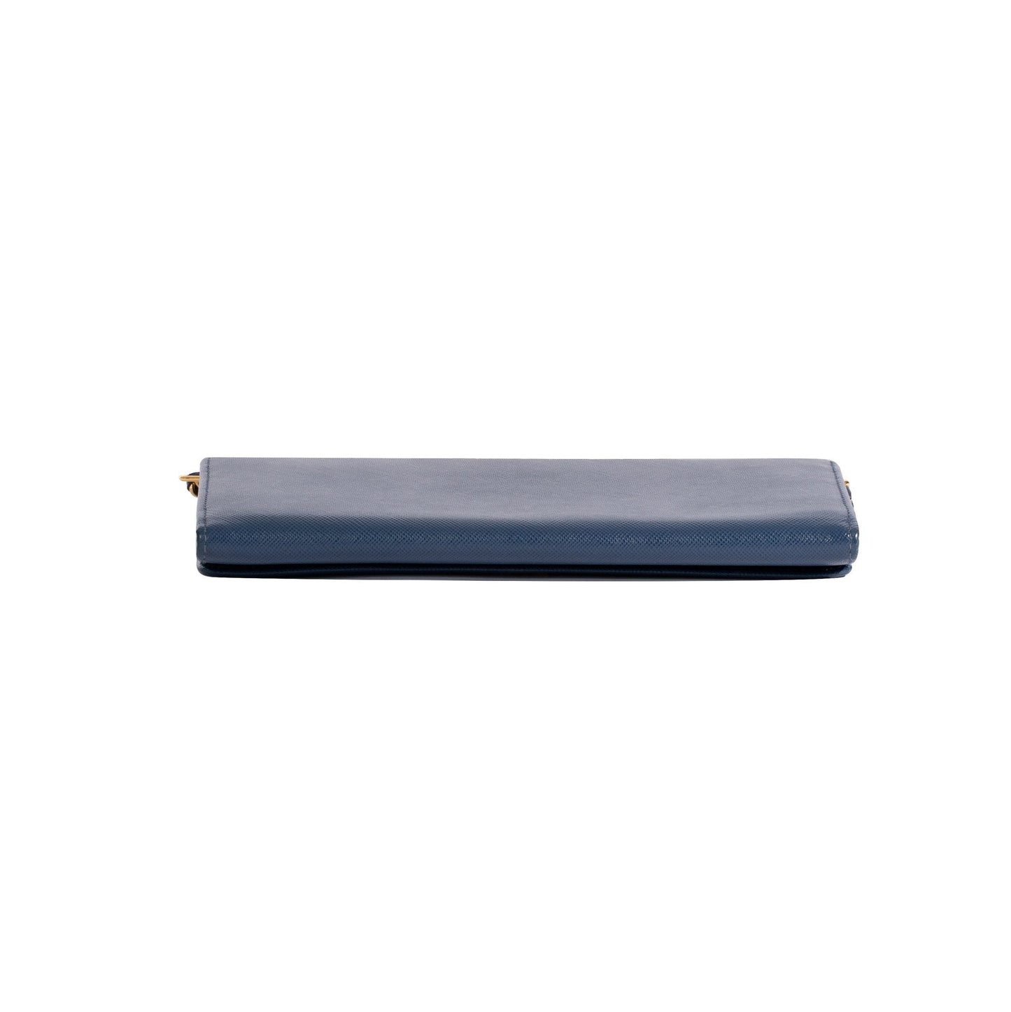 Prada Blue Saffiano Wallet on Chain