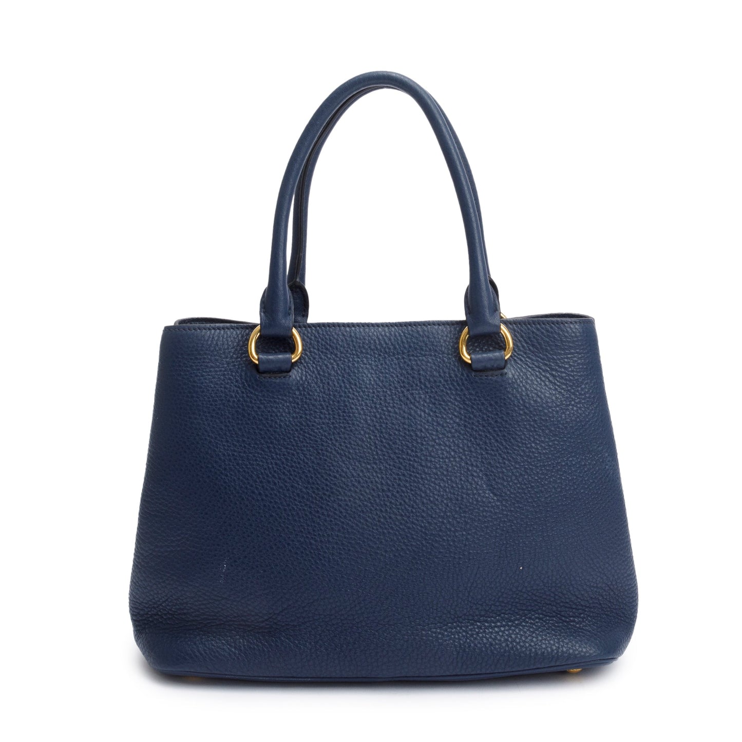 Prada Blue Vitello Daino Medium Galleria Tote