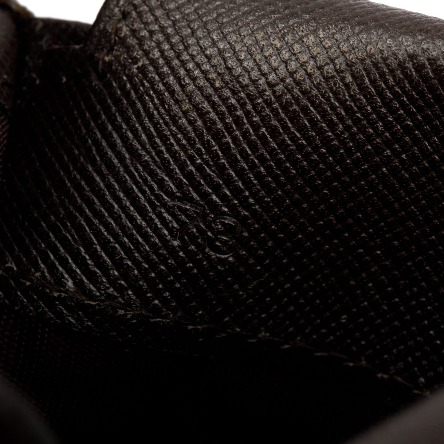 Prada Brown Saffiano Leather Bi-Fold Wallet