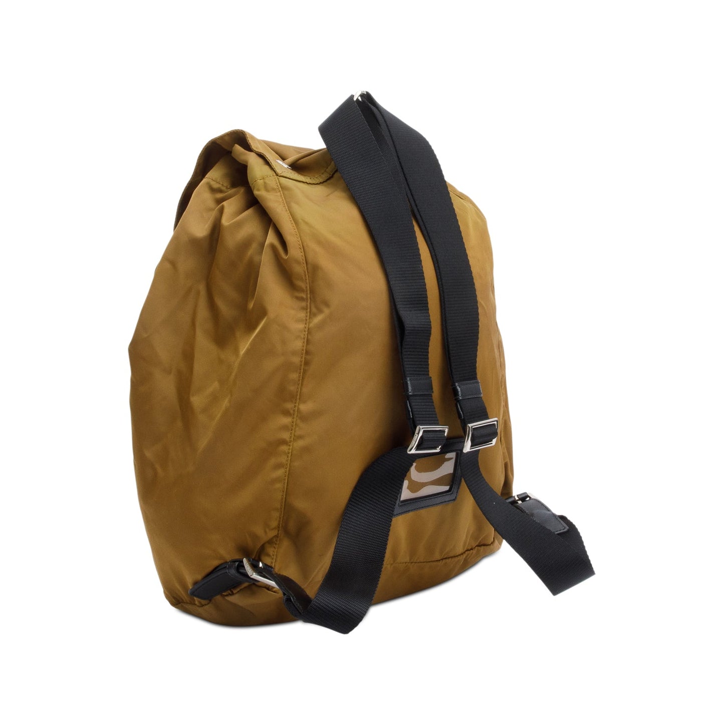 Prada Brown Tessuto Nylon Drawstring Backpack