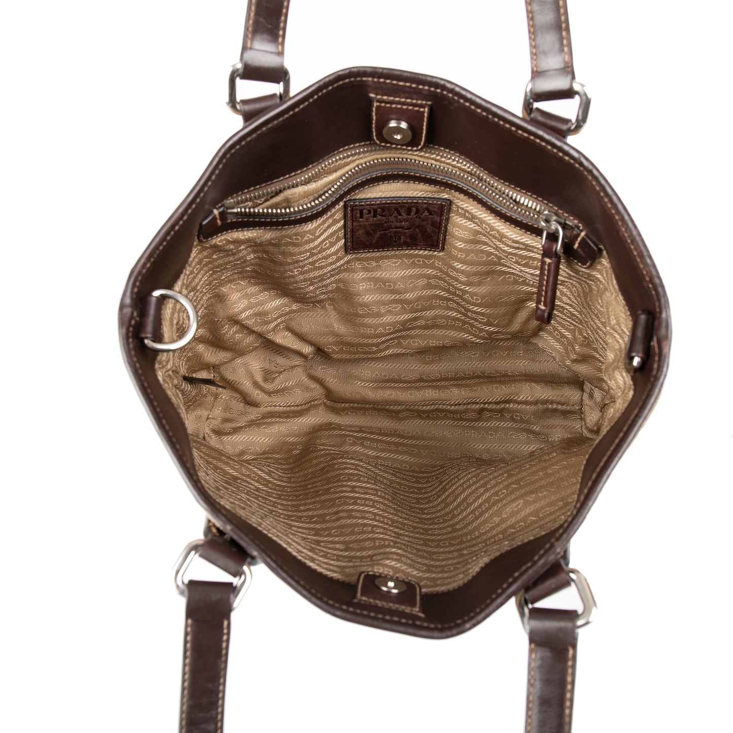 Prada Canapa Logo Tote
